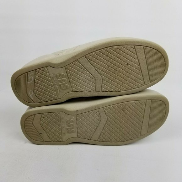 SAS Time Out Mens Walking Shoes Beige Leather 13 M - Picture 8 of 8